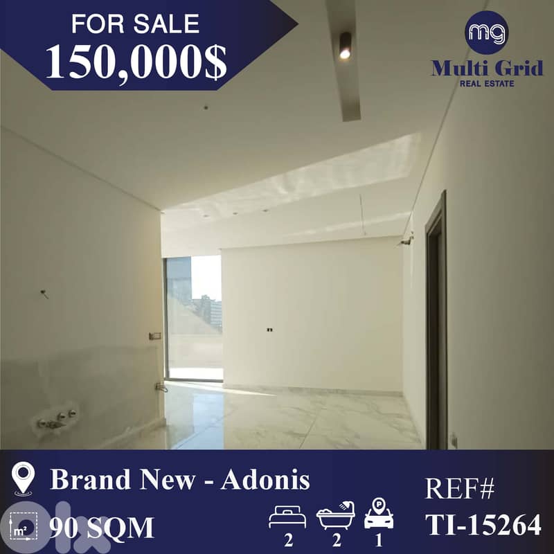 TI-15264 / Apartment for Sale in Adonis, شقة للبيع في أدونيس 0