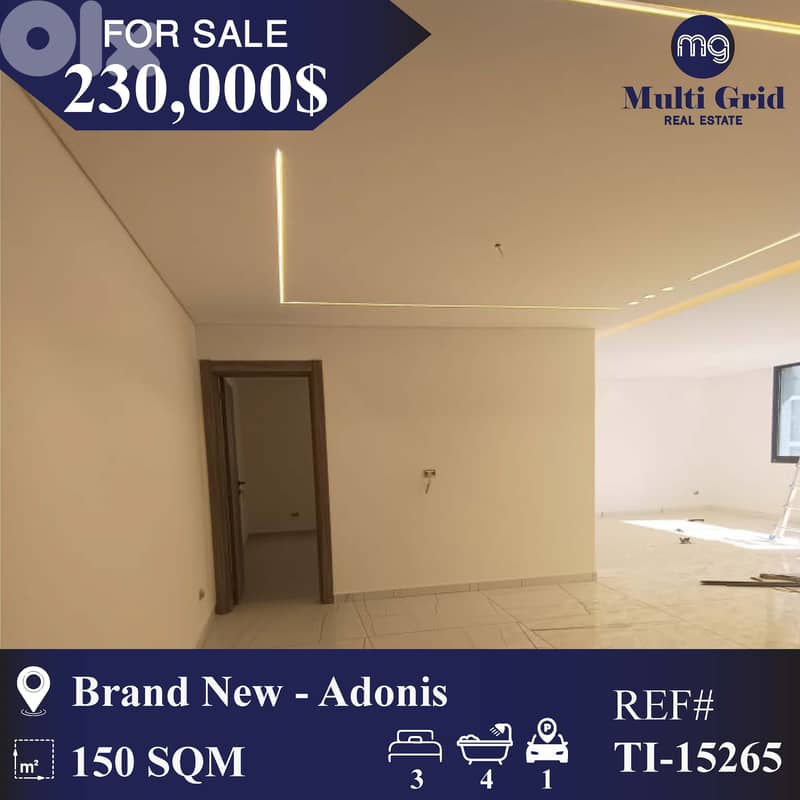 TI-15265 / Apartment for Sale in Adonis , شقة للبيع في أدونيس 0