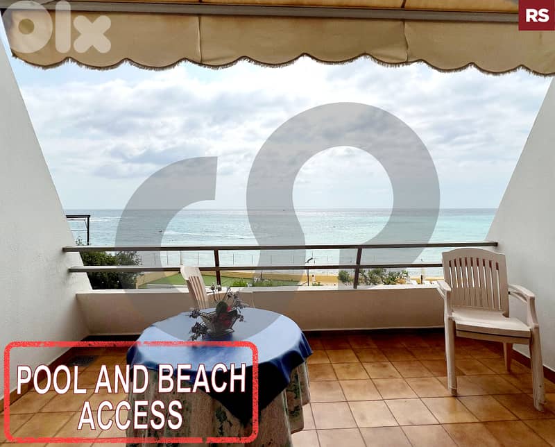 Charming Seafront Chalet with Pool & Beach Access- Byblos REF#RS124850 0