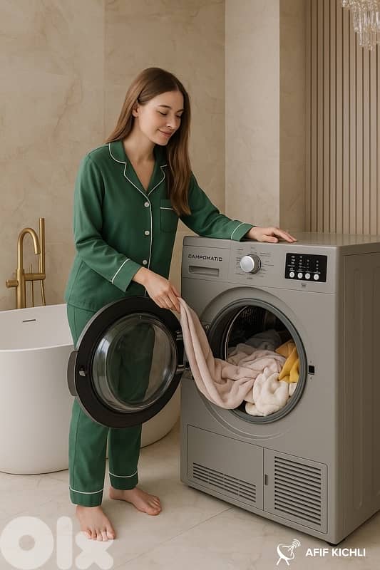 Campomatic Dryer 9kg Heat-Pump كفالة شركة 0
