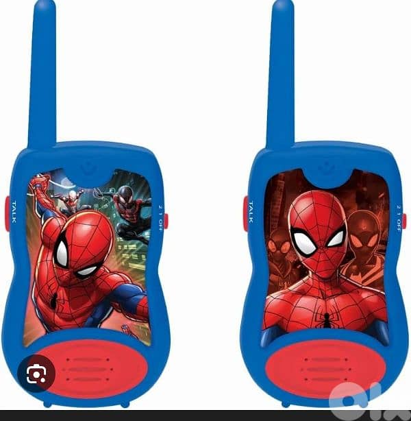 lexibook spiderman walkie talkies up to 100m 0