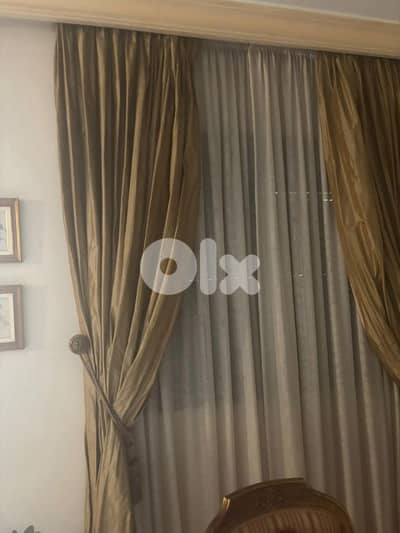 silk curtains