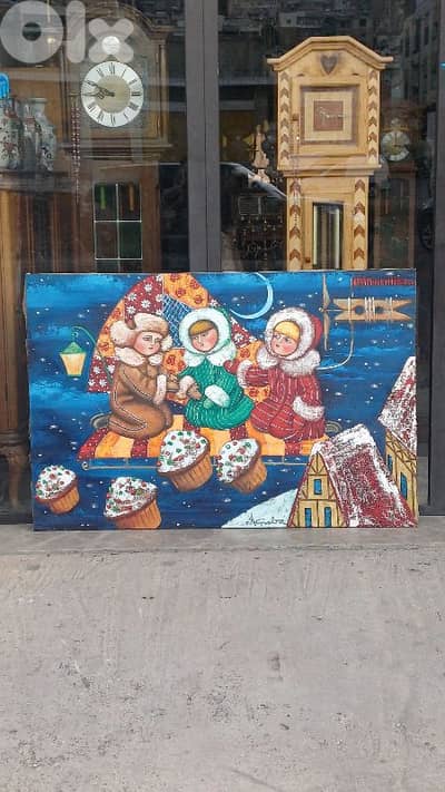 لوحة رسم زيتي روسيّة