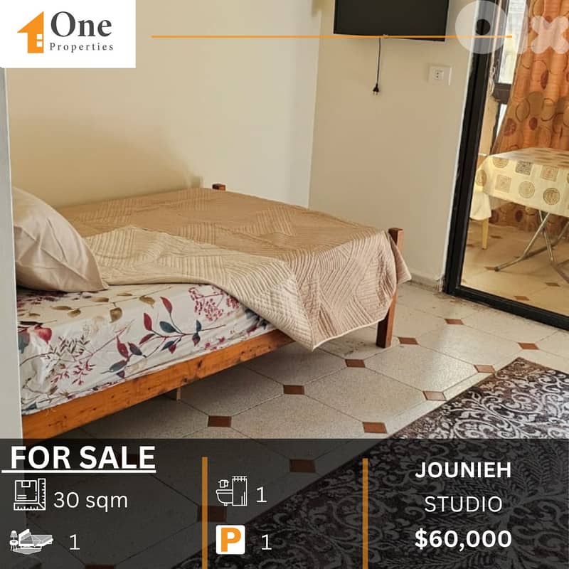 STUDIO FOR SALE IN JOUNIEH 0