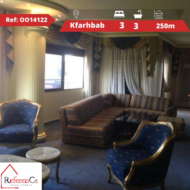 Apartment with open view in Kfar Hbab شقة بإطلالة مفتوحة في كفرحباب 0