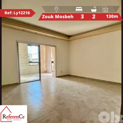 Apartment in zouk mosbeh for sale شقة للبيع في زوق مصبح