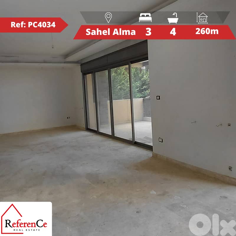 Apartment in sahel Alma for sale شقة للبيع في ساحل علما 0