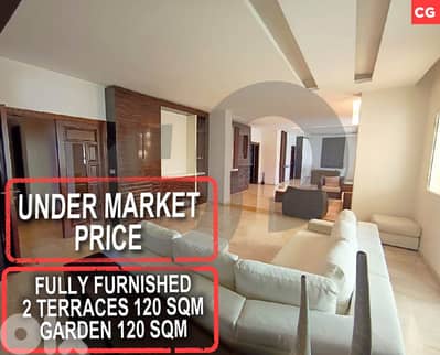 furnished, Prime location, Terrace, ain najem/عين نجم REF#CG127462