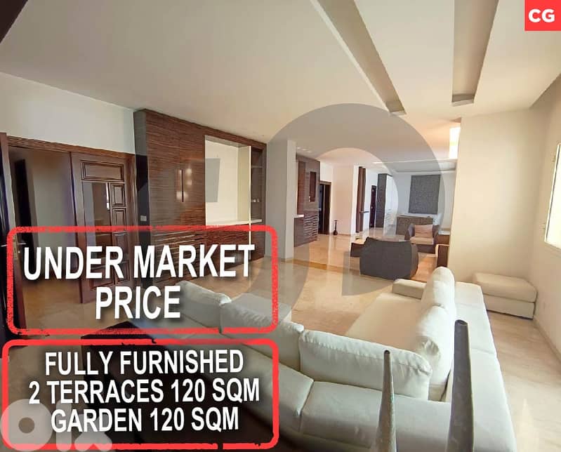 furnished, Prime location, Terrace, ain najem/عين نجم REF#CG127462 0