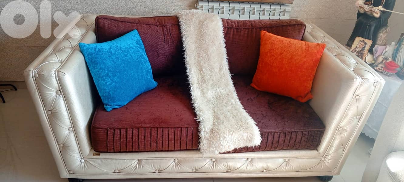 Great Condition 1 Sofa and 1 Chair 1
