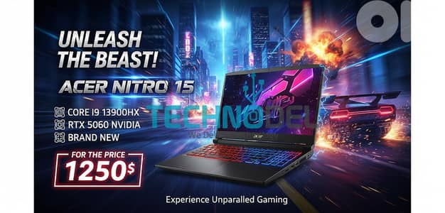 Acer Nitro i9 rtx5060 Gaming laptop