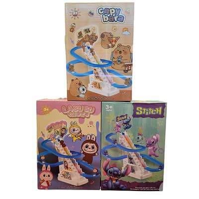 Musical Children’s Slide with 3 Cartoon Characters