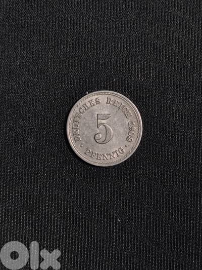 5 Pfennig Deutshes Reich 1908