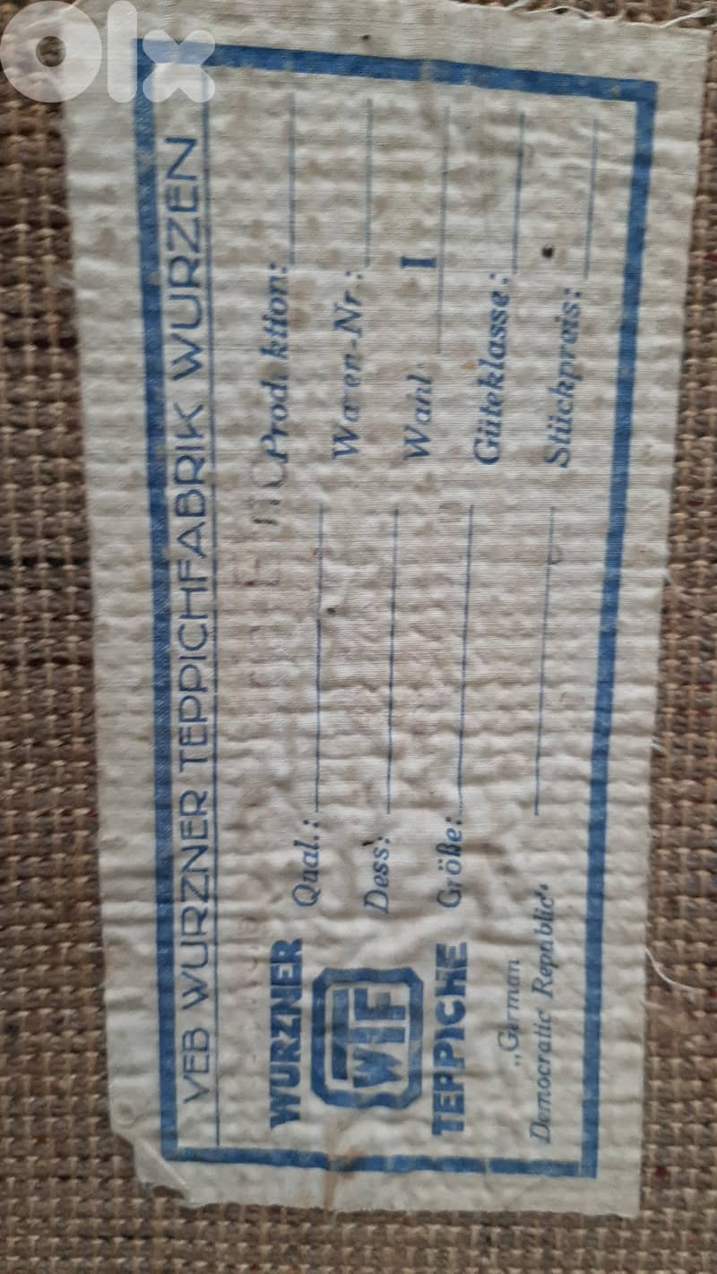 Antique German carpet. 4