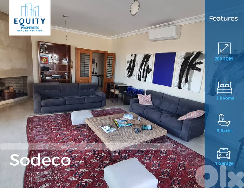 Furnished 200 SQM Apartment For Rent In Achrafieh شقة للإيجار#ML215882 0