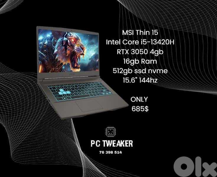 MSI Thin 15 0