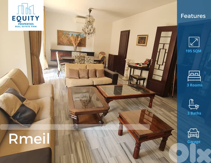Furnished 195 SQM Apartment For Rent In Rmeil Achrafieh #ML215981 0