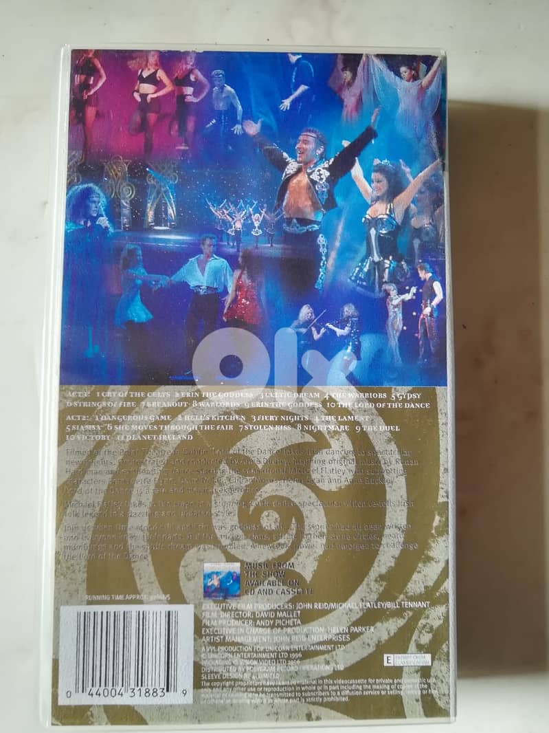 Michael Flatley Lord Of The Dance original VHS 2