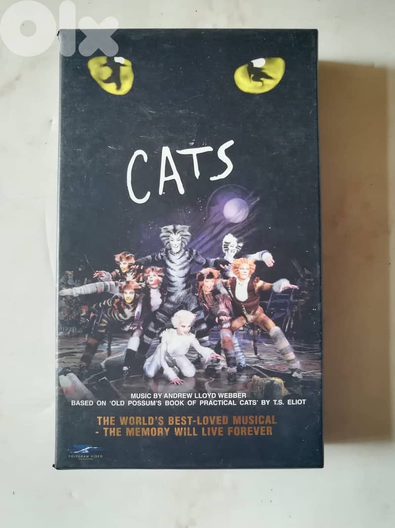 Andrew Lloyd Webber – Cats the musical on original VHS 0