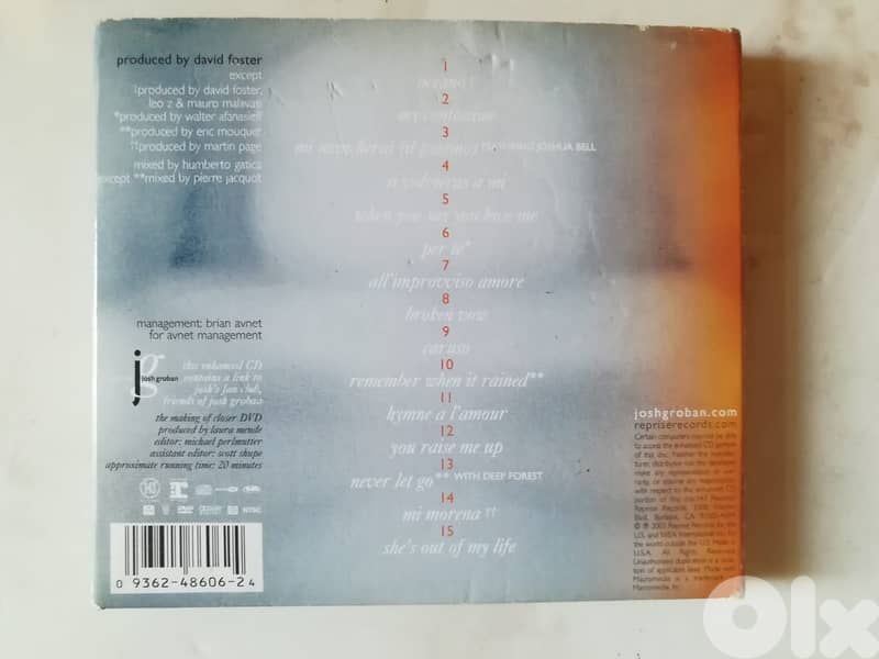Josh Groban "Closer" CD + DVD 3