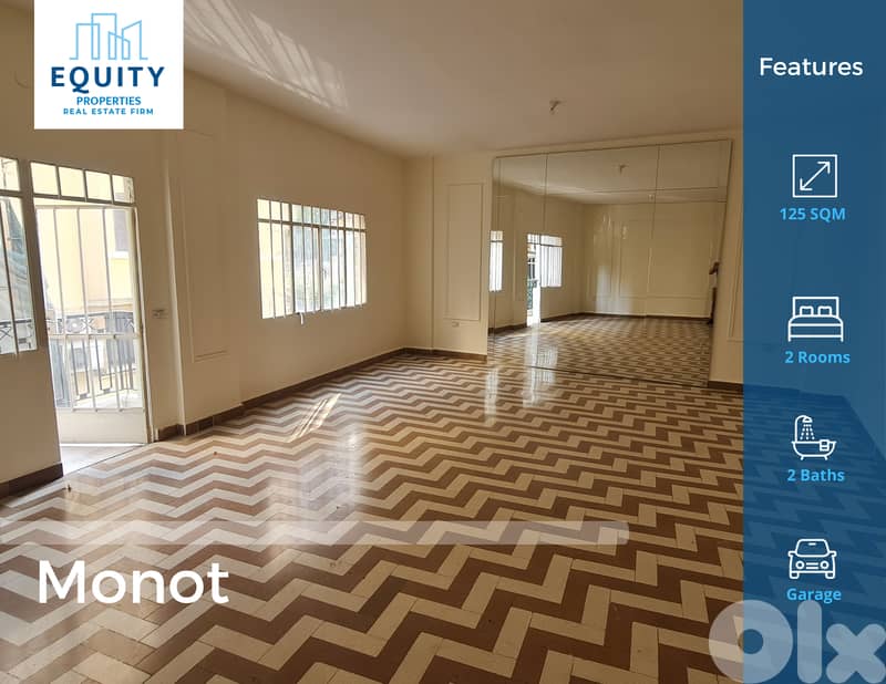 125 SQM Apartment For Rent In Monot Achrafieh شقة للإيجار #ML2161178 0