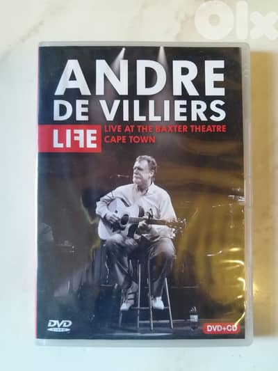 Andre De Villiers Live at the Baxter theatre cape town DVD + CD