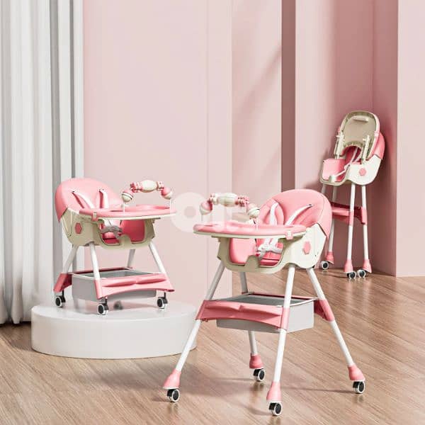 baby High seat pink or grey 6