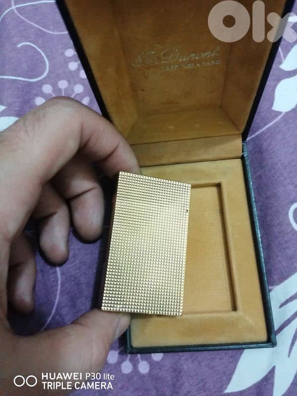 s. t dupon lighter gold plated 2