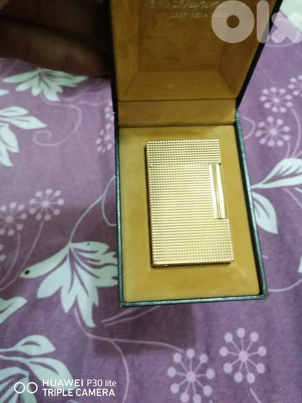 s. t dupon lighter gold plated 4