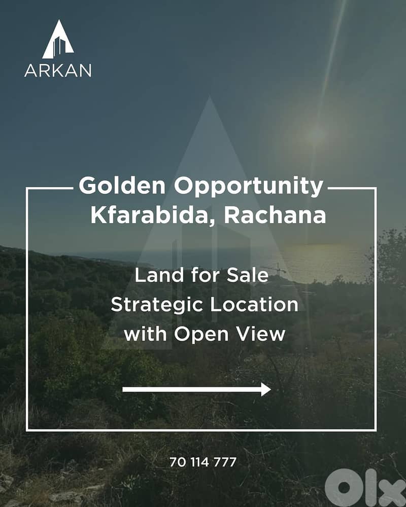 Premium Land in Kfarabida – $240/m² | Panoramic Sea & Mountain View 0