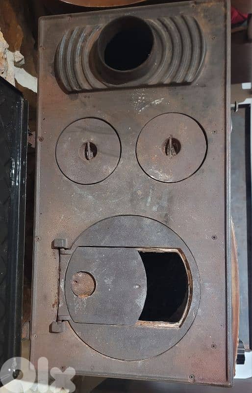 Stove with Fire Stone and 2 ovens, Fireplace, ستوف، صوبيا 2