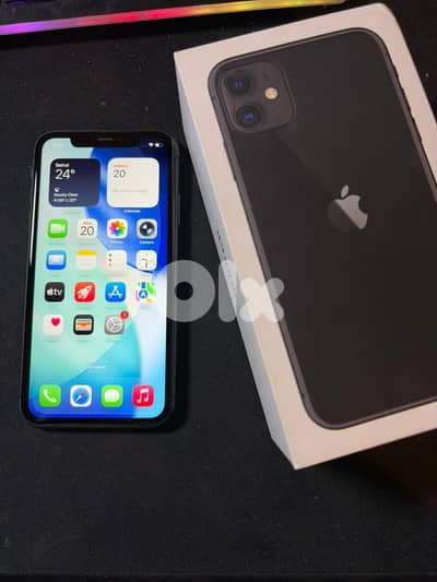 iPhone 11 – 128GB – Excellent Condition + Box + Cover