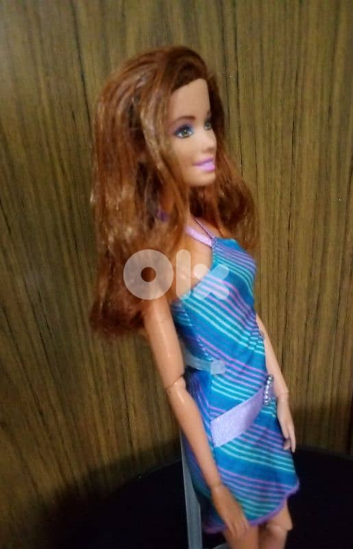 Barbie brunette SWAPPIN & Articulated body Mattel2010+Shoes Great doll 5