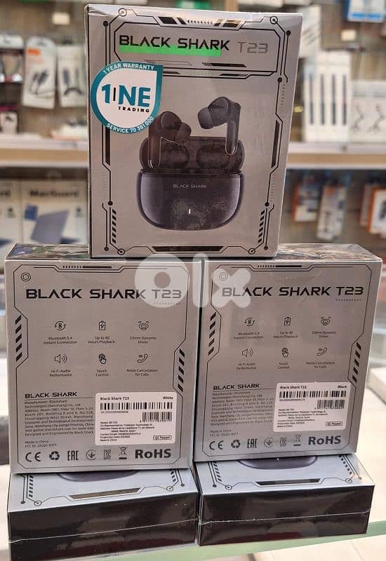 BLACK SHARK T23 BUDS WHITE 0