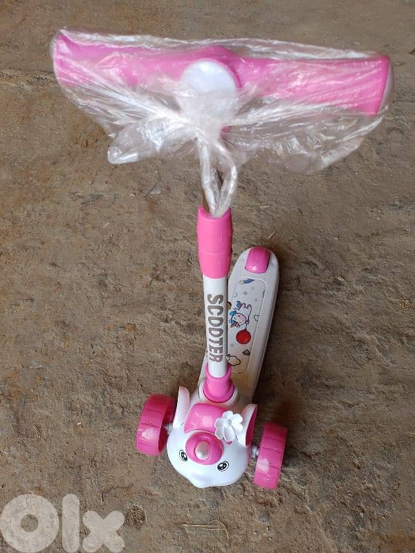 Unicorn scooter with light and music 0