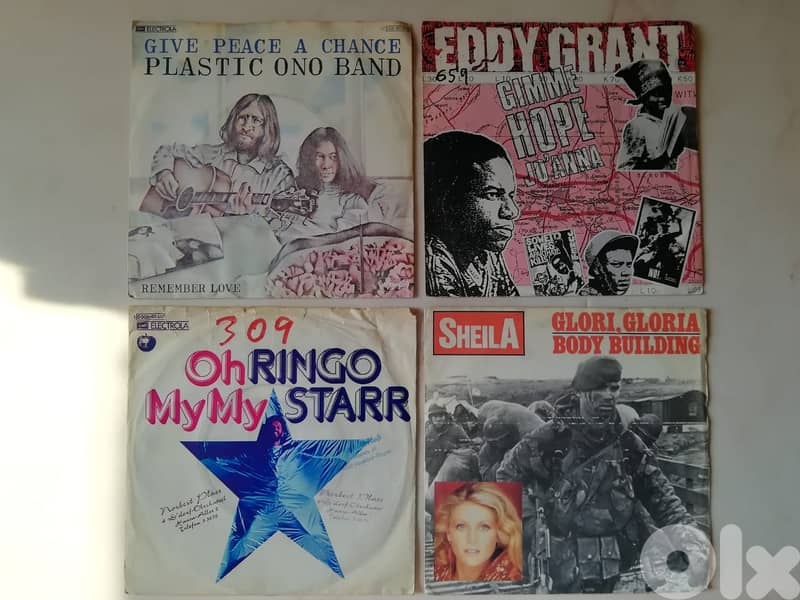 45t 7" vinyl collection any for 5.5$ 1