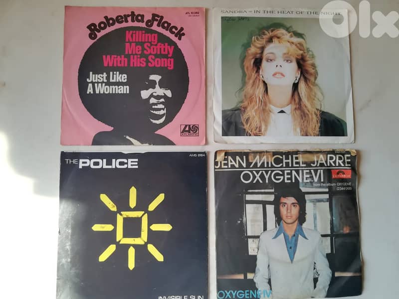 45t 7" vinyl collection any for 5.5$ 3