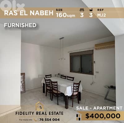 Apartment for sale in Ras El Nabeh MJ2 شقة  للبيع في رأس النبع