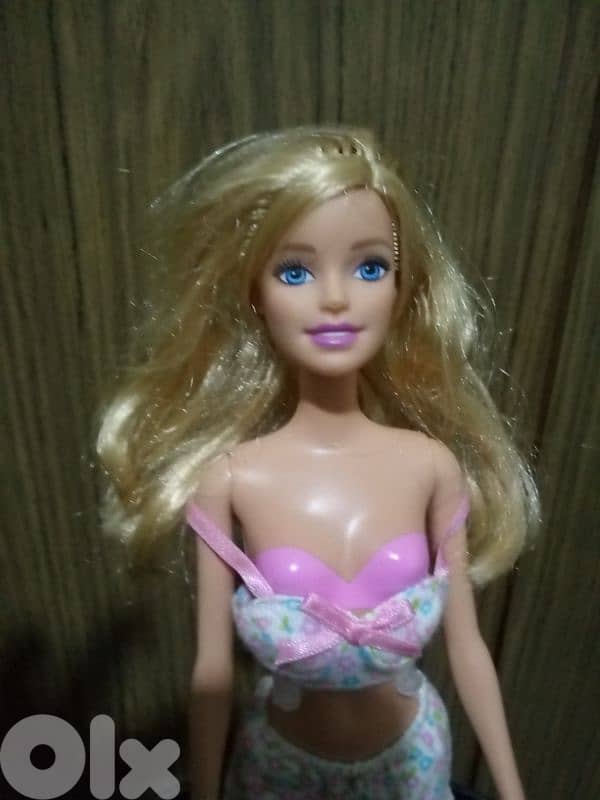 Barbie FAIRYTALE Mattel Bend legs molded top Great doll+swimwear+Shoes 4