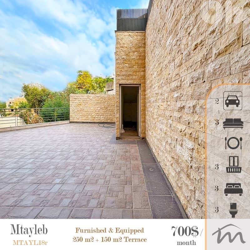 Mtayleb | Signature 250m² + 150m² Terraces | Prime Location | Catch 0