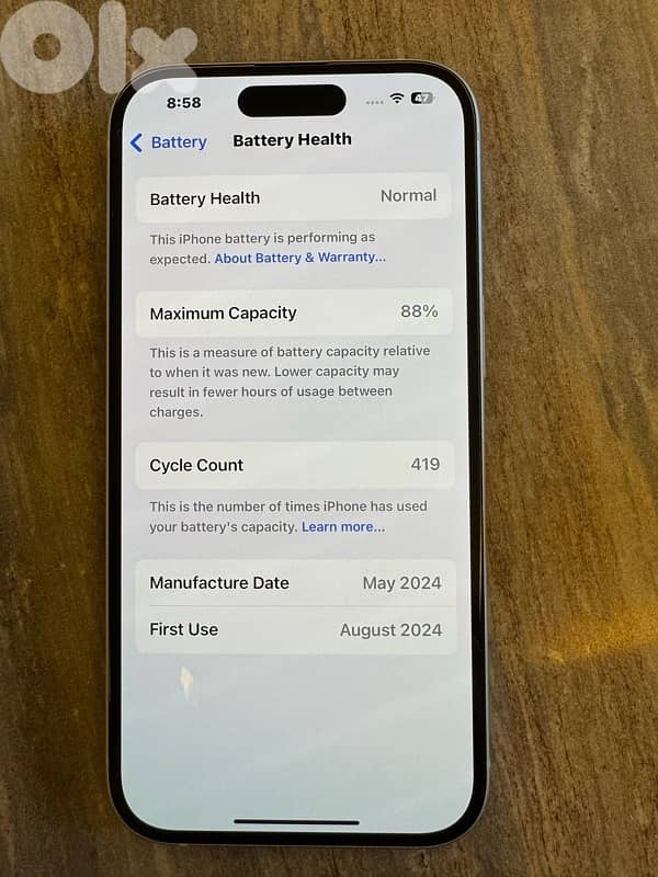 iphone 15 for sale - super clean 0 scratch used only for 1 year 5