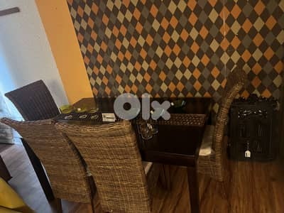 Table and 4 chairs