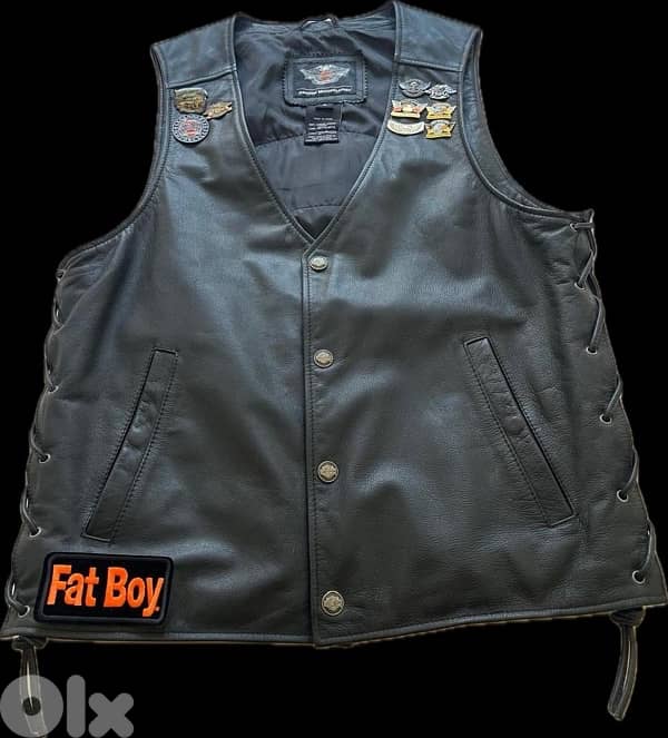 Harley Davidson Leather Vest 0