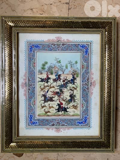 لوحتان فن فارسي