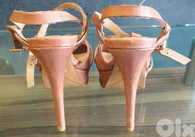 SCHUTZ  heels number 37 only 5$ original leather b. ashrafiye 03723895 3