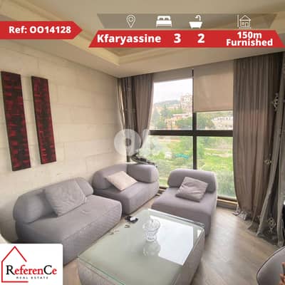 Furnished apartment in Kfaryassine شقة مفروشة في كفرياسين
