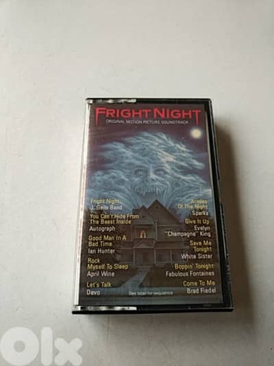 Vintage tape Fright Night soundtrack - Not Negotiable