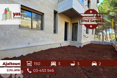 Ajaltoun 150m2 | 37m2 Garden | New | Panoramic View | Classic Area | T