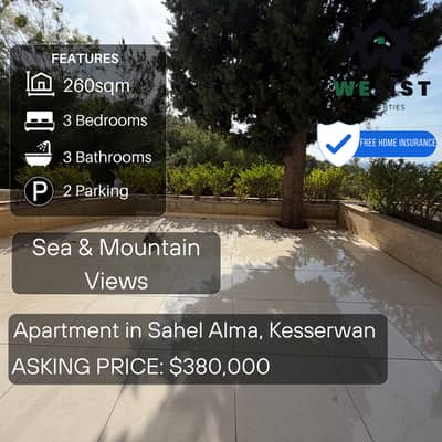 Apartment for sale in Sahel Alma شقة للبيع في ساحل علما