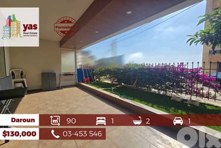 Daroun/Harissa 90m2 | 30m2 Terrace | Furnished | Open View | DA/EH